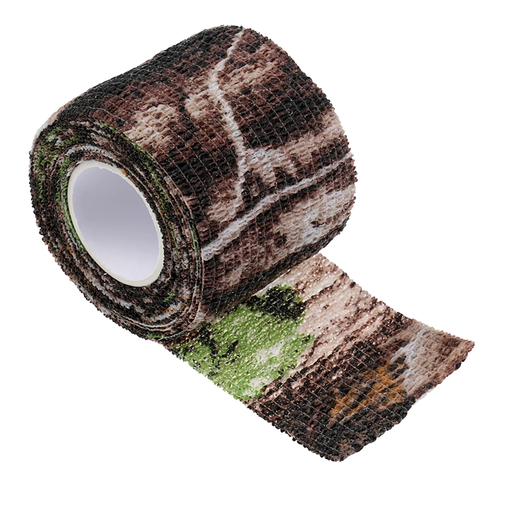 Army Camo Wrap Shooting Hunting Camouflage Stealth Tape 5cm 2.2m Hunting Accessories acom cassette 
