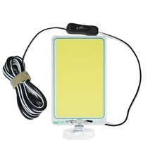 360 светильник COB 12 В светодиодный автомобильный светильник для кемпинга, водонепроницаемый уличный светильник с магнитом для походов, путешествий, вечерние, с автоприводом