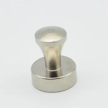 

Drawing Pin Dia.25mm Stainless Steel Magnetic Thumbtack Brushed Nickle Silver Like Office Home and School Using 4pcs