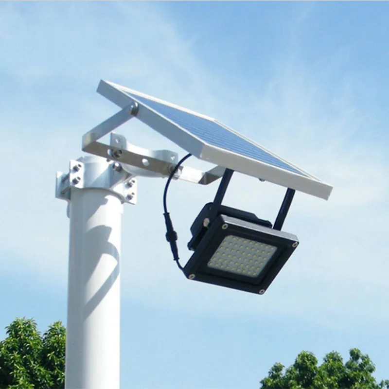 Водонепроницаемый Открытый Солнечный Прожектор Светильник 54 Светодиодный точечный светильник фокусированный Солнечный СВЕТОДИОДНЫЙ светильник для флага с оборудованием для флагов для настенной подъездной дорожки