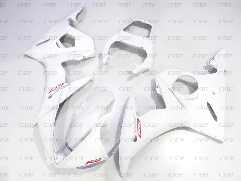 

for YAMAHA YZFR6 2005 Motorcycle Fairing for YAMAHA YZFR6 2003 - 2005 White Bodywork YZFR6 2005 Plastic Fairings