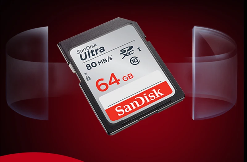 Оригинальный sandisk SD card 16 ГБ 32 ГБ Class10 64 ГБ 128 ГБ 80 МБ/с. TF карты памяти флэш-карта памяти Реальная емкость для камеры