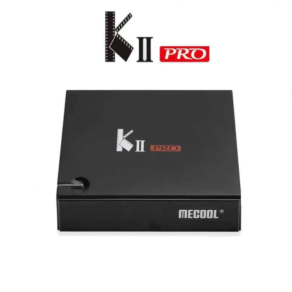 DVB-S2/T2 Mecool KII PRO Android 7,1 tv Box Amlogic S905D K2 PRO QuadCore 2G16G 4K Поддержка NEWCAMD Dual Wifi BT4.0 - Цвет: Only Box