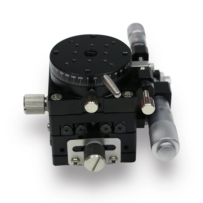 

XYR Axis 40-R LSP40-LM Cross Rotary Sliding Table High Precision Micrometer Manual Adjustable Sliding Table Load: 9.8N (1kgf)