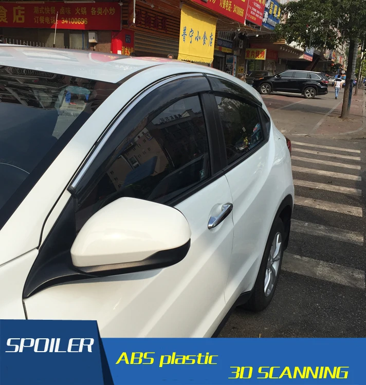 Для HRV Пластиковый оконный козырек Vent Shades Защита от солнца и дождя для Honda