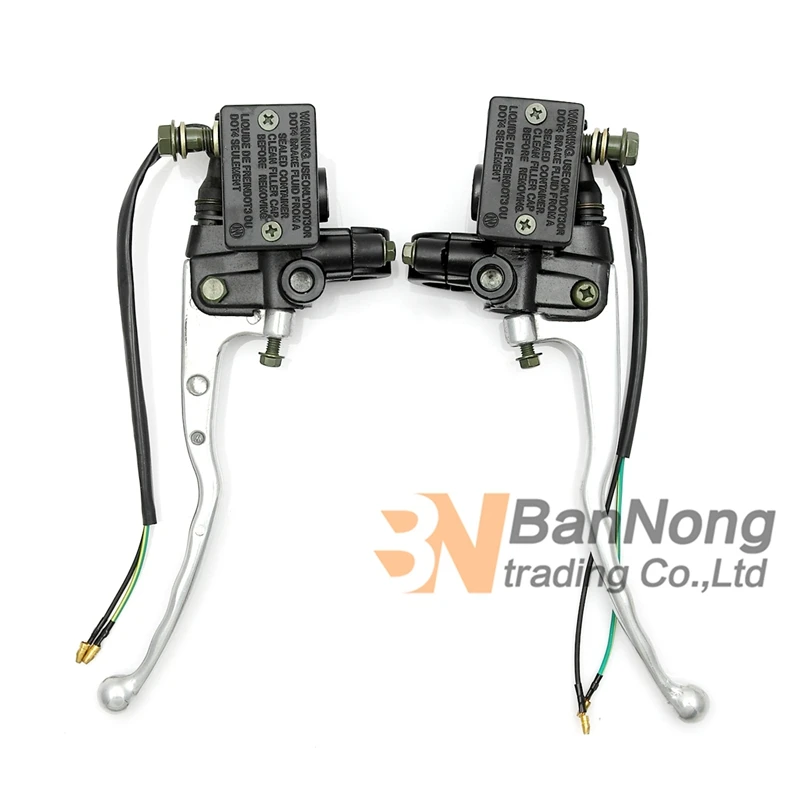 

Motorcycle 7/8" Handlebar Front Brake Clutch Master Cylinder Kit Reservoir Levers For Yamaha YP250 Majesty 250