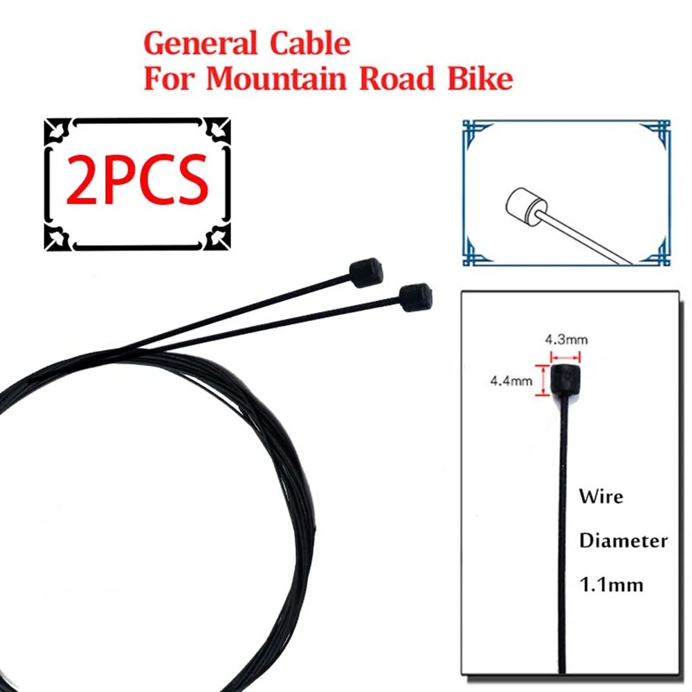VXM 2 шт. с тефлоновым покрытием тормозной кабель MTB дорожный велосипед передний задний переключатель тормозной провод для велосипеда тормозной части велосипеда