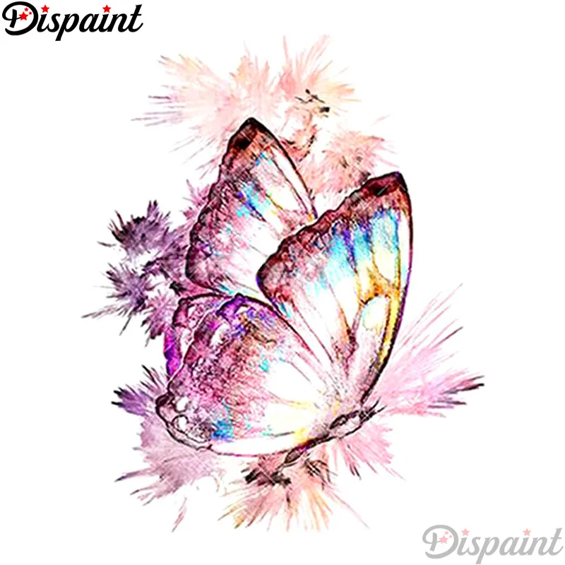 

Dispaint Full Square/Round Drill 5D DIY Diamond Painting "Color butterfly" Embroidery Cross Stitch 3D Home Decor A12211