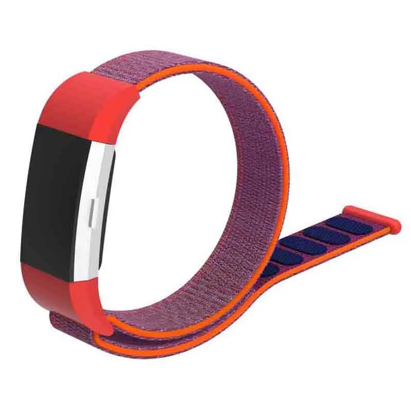 Fasion Nylon Strap Sorrea for Fitbit Charge 2 Band Smart Fitness Bracelet Sports Watch Wristband Belt Wrist Replace Accessories