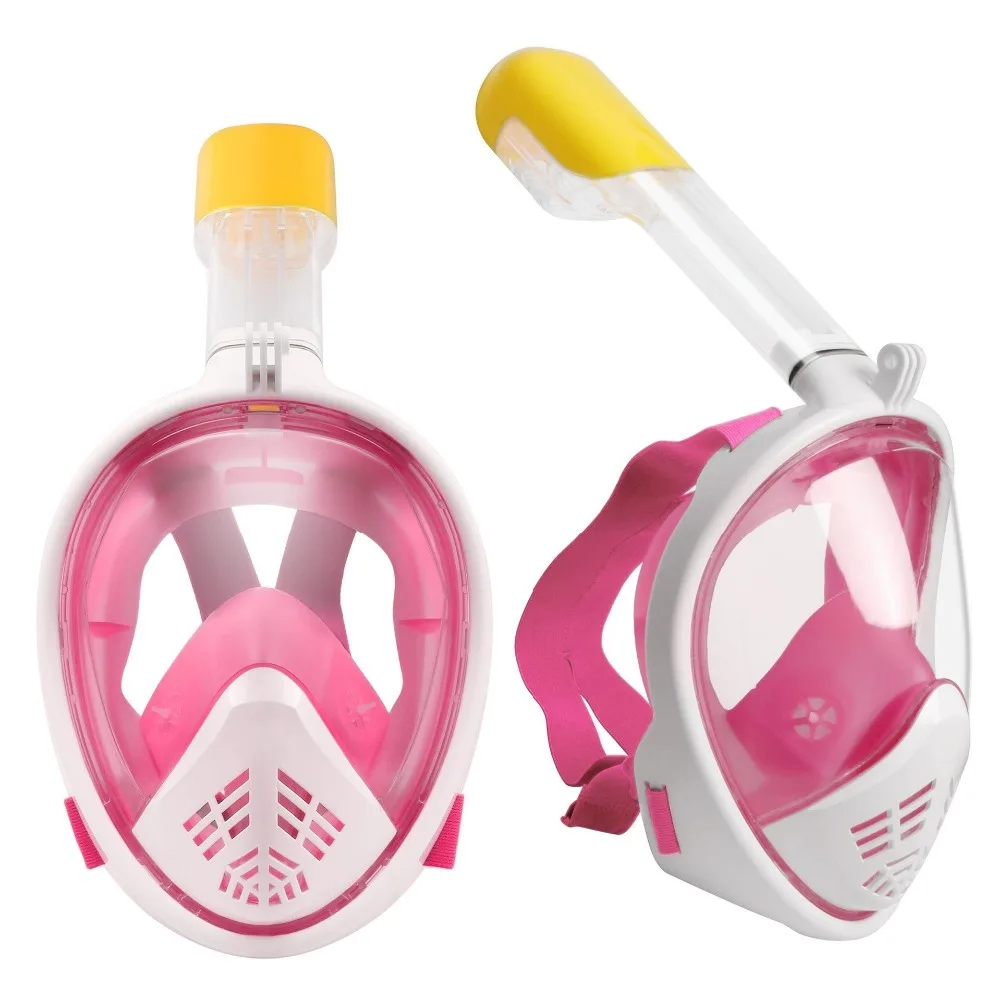 جديد الغوص قناع الغطس كامل الوجه قناع الغطس السطحي تحت الماء مكافحة الضباب قناع الغوص والغطس للسباحة Spearfishing الغوص الرجال