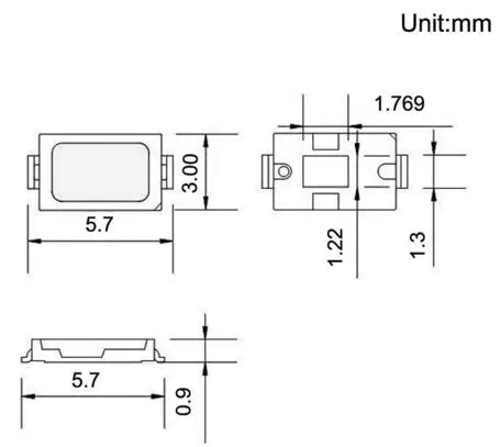 100 шт. SMD5730 Ультра яркий 0 5 Вт светодиодный 5630 SMD 5730 Диод Белый 6000 К 6500 супер чип SMD5630
