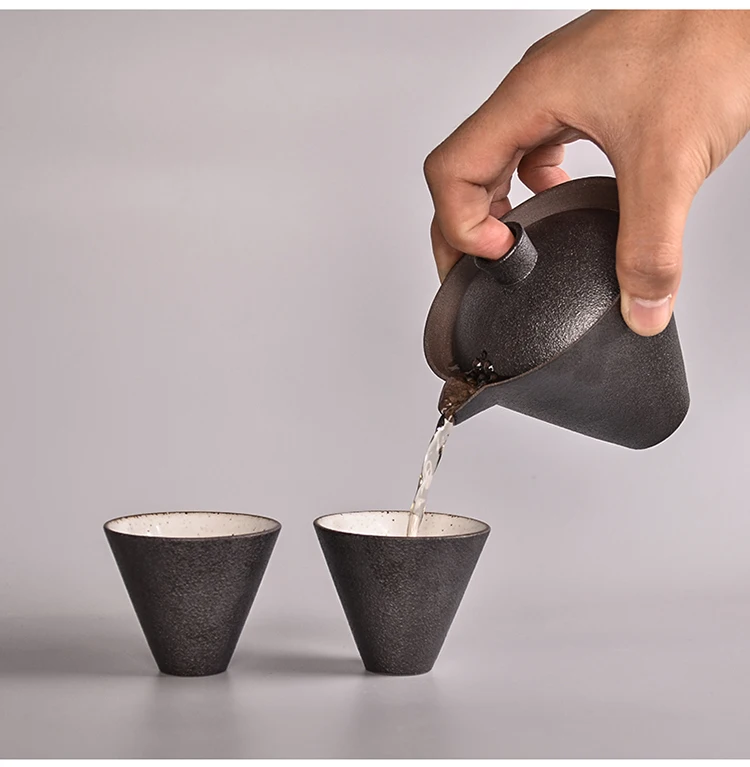 TANGPIN Японский керамический заварочный чайник gaiwan чайные чашки китайские чайные чашки Портативный чайный набор для путешествия с сумкой для путешествий
