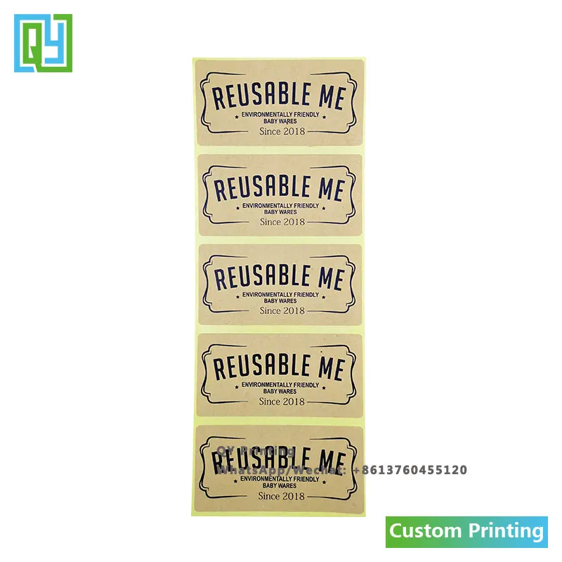 1000pcs 40x80mm 무료 배송 크래프트 종이 스티커 특별 한 선택 고품질 포장 인감 레이블