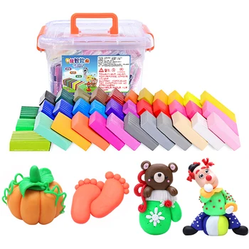

36 Colors DIY Soft Oven Bake Modeling Polymer Clay Educational Toy with Accessoriess for Kids Children Birthday Christmas Gift