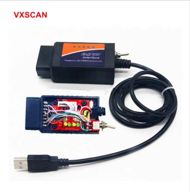 

ELM327 USB V1.5 modified for ELMconfig CH340+25K80 chip HS-CAN/MS-CAN
