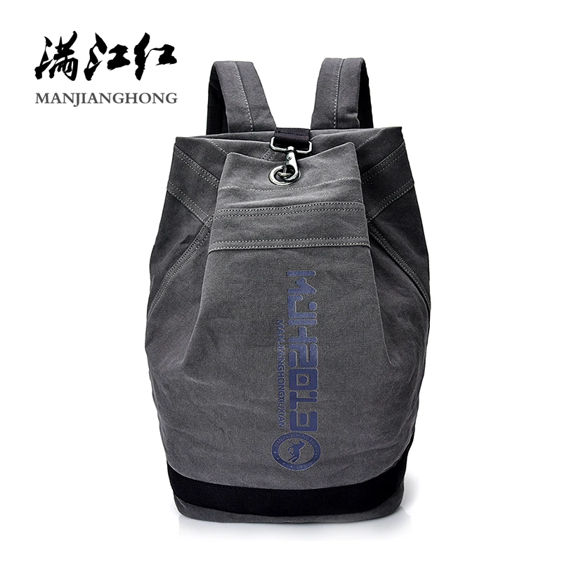 Large Capacity Rucksack Man Travel Bag Mountaineering Backpack Men Canvas Bucket Shoulder Bags Male Backpacks Mochila1390 | Багаж и сумки