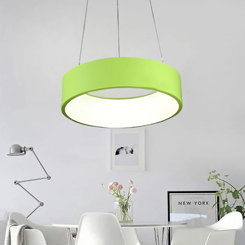 

IPROLED 36W dia45cm dinging hall restaurant coffee shop suspended iron Acrylic modern non dimmable led ceiling light