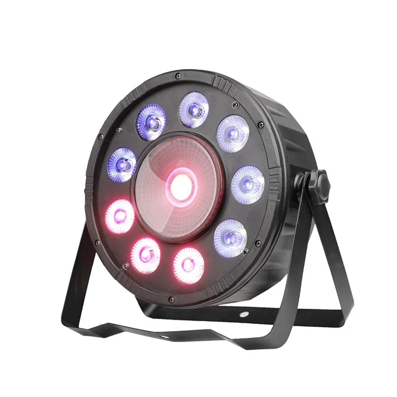 6 шт./лот LED плоский Par 9x10 Вт + 30 RGB Освещение для DMX512 сценический эффект