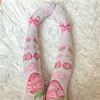 Women Sexy Thigh High Stockings Autumn 3D Printing Red Strawberry Pink Sweet Kawaii Over Knee Stocking Cosplay Quadratic Element ► Photo 2/6