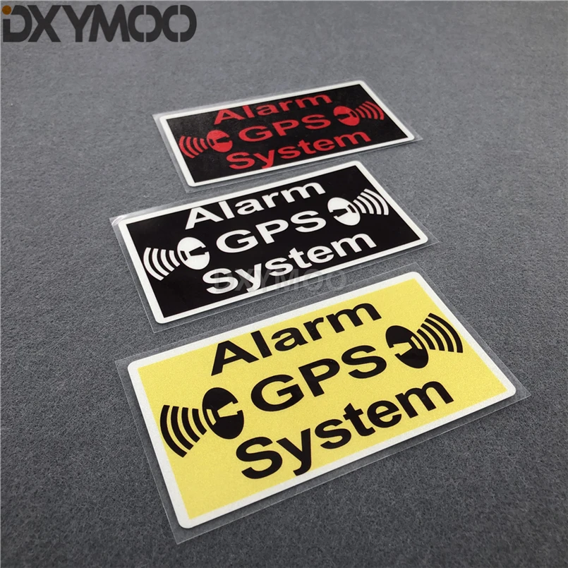 Avvertimento Sistema Di Allarme Di Localizzazione Gps Decalcomanie Per Lo Styling Dell'Auto Bike Moto Laptop Gps Adesivo Divertente 12X6,5 Cm