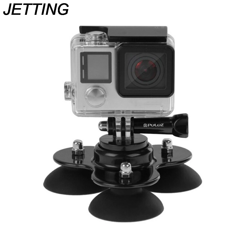 Экшн камера Автомобильная присоска для Gopro аксессуары алюминиевая адаптер
