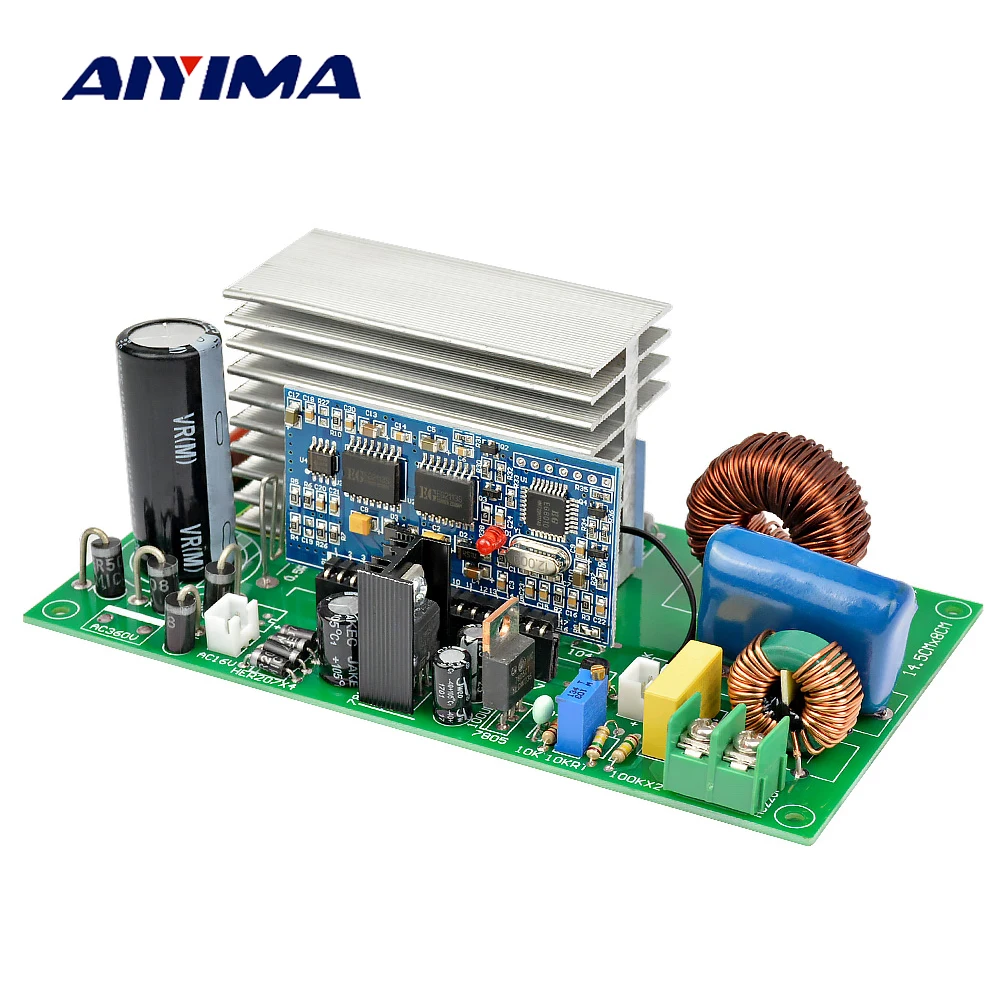 AIYIMA 1 шт. 500 Вт Чистая синусоида инверторный блок питания DC380V AC16V автономный