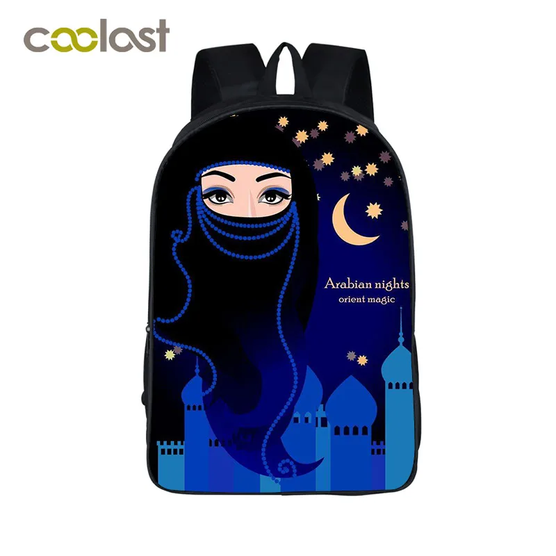Мусульманский рюкзак для женщин и мужчин, Алла и Мохамед, наружный рюкзак, ислам, школьные сумки для подростков, женские рюкзаки для ноутбука