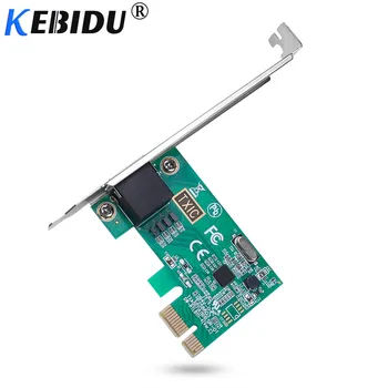 

kebidu Gigabit Ethernet PCI Express PCI-E Network Card 10/100/1000M RJ-45 RJ45 LAN Adapter Converter Network Controller