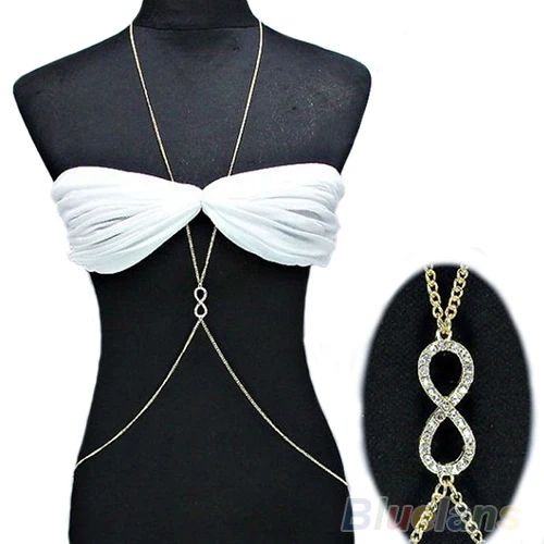 New Design Fashion Sexy Exotic Belly Waist Body Chain Gold Silver