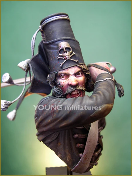 DIY TOYS Resin Kits 110 The Death Frederick the Great's 5th Hussars bust Unpainted Kit Resin Model Free Shipping DIY TOYS Resin Kits 110 The Death Frederick the Great's 5th Hussars bust Unpainted Kit Resin Model Free Shipping