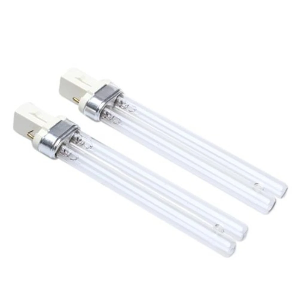 

2Pcs Purple Blue Lamp Bulb 9W UV Sterilizer Purifier Purifying Light Tube Purifying Sterilization Water For Aquarium Fish Tank