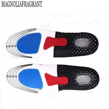 Размеры Мужская ортопедических Arch Поддержка Чистка Pad Бег гель Стельки Для мужчин Для женщин Вставить Подушки для w415