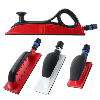 

Sanding Pad 1pc Sanding Block Hand Dust Extraction 5"-16.5" Grinding Holder Hook Loop Drywall Vacuum Polish Tools