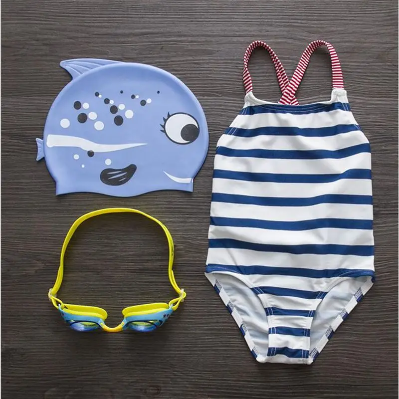 4 Size XS Childrens Place Girls Ruffle Off The Shoulder One Piece Emoji Swimsuit Blue