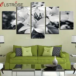 Clstrose некадрированным HD настенная живопись, холст Книги по искусству современные модульные 5 Панель цветок фотографии Домашний декор для