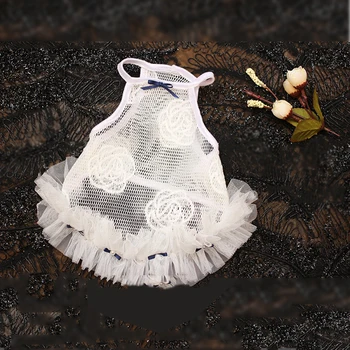 

Pet dog clothes Teddy clothes Princess dress hollow out spring and summer bear clothes puppy dress girl dog clothes skirts