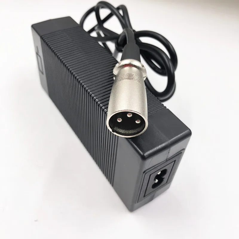36V Li-ion Charger 42V2A Lithium Battery Charger for 36V moped with XLR Socket/Connector battery charger