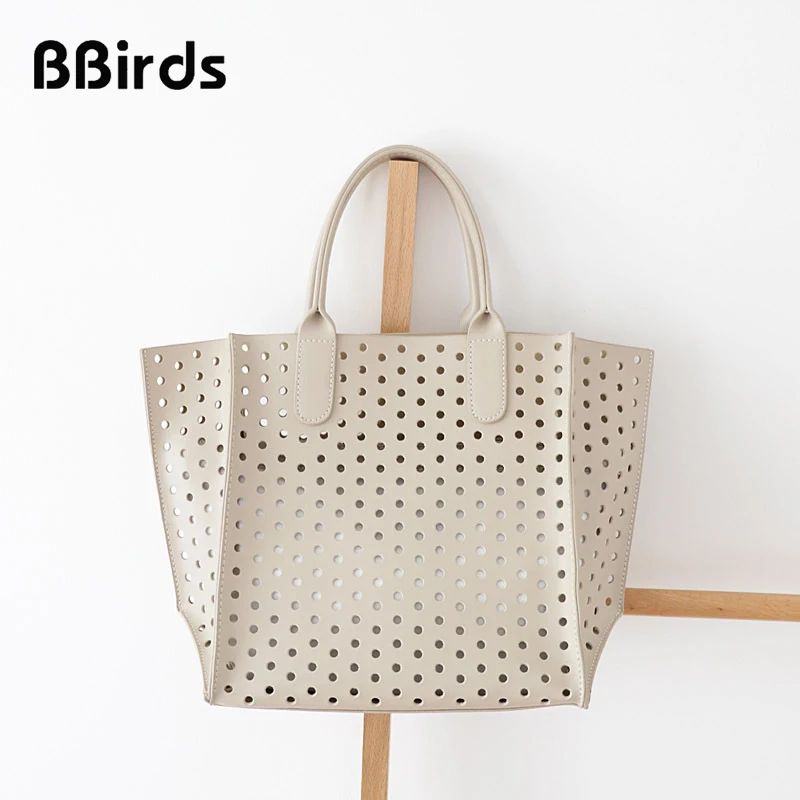 BBirds 2019 модные женские сумки дамские 2 шт. пляжная сумка мягкая с отверстиями для