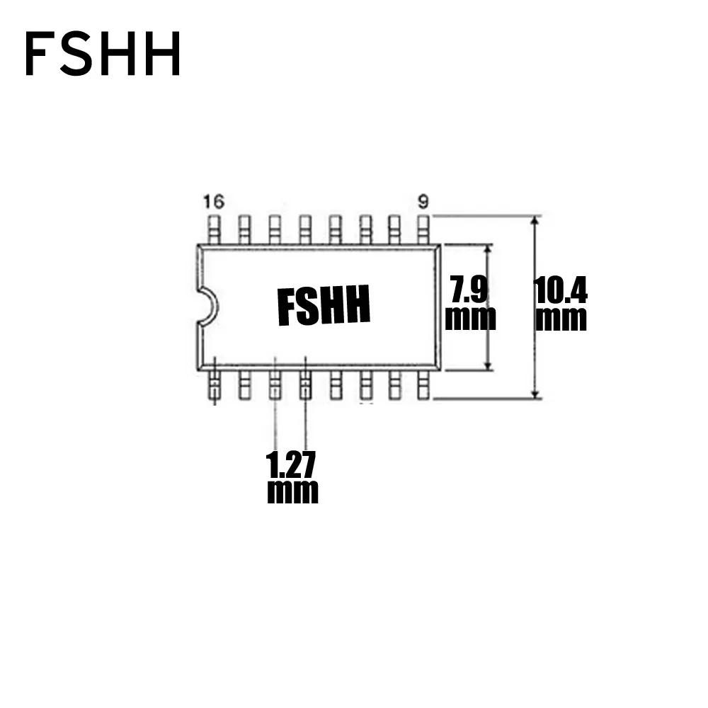 Soquete de Teste 300mil Sop16 Soic16 Soquete Acoplado Smd com Soquete tipo Mamadeira Embutido Tabletes - Imagem 2