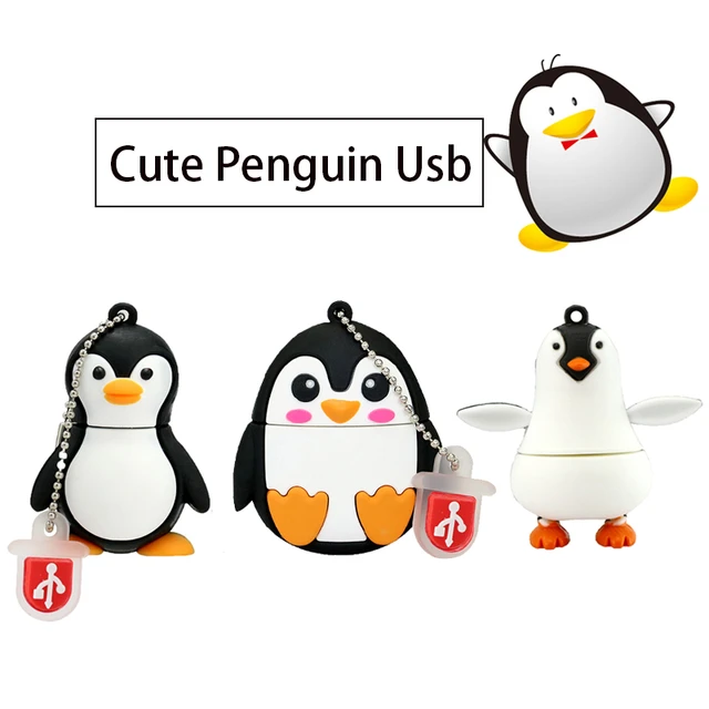 Cute Animal Penguin Drive Cartoon Penguin Usb Flash Drive Pendrive 4GB/8GB/16GB/32G U