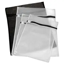 Набор из 4 (2 больших и 2 средних) деликатная сетка для белья мешки для стирки мешок для белья нижнее белье дорожная сумка для грязных вещей