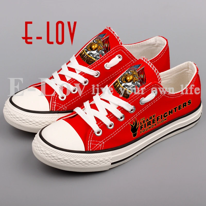 

E-LOV 2018 Design Printed Canvas Shoes Low Top Men Boys Casual Walking Shoe Espadrilles Zapatos Hombre Gift