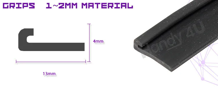 39" 10 M 13mm x 4mm черный резиновый уплотнитель прокладки столб для стекло автомобиля грузовика дверное, оконное уплотнение стеклянного канала