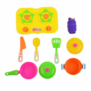 

Interesting 1Set Toys Home Simulation Tableware Clean Cooking Tools Kitchenware Toy Children Home Random Color Funny Gift Kids