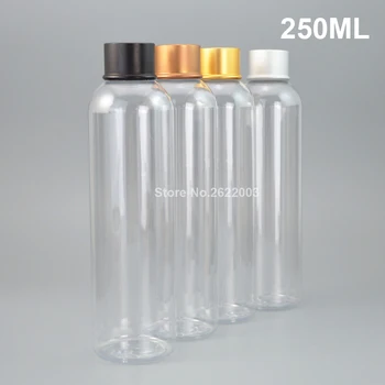

250mlHighShouldClean PET empty bottle jar smoothing toner/moisturizer water/skin care cream/Fruit juice/packing bottle100pcs/lot