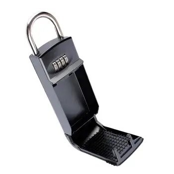 Office Secret Locks Padlock Keyed Security Gym Mechanical Password Door Lock Key Storage Box Organizer, Big Metal Size black uxcell home office hardware single cylinder deadbolt jimmy proof keyed door lock