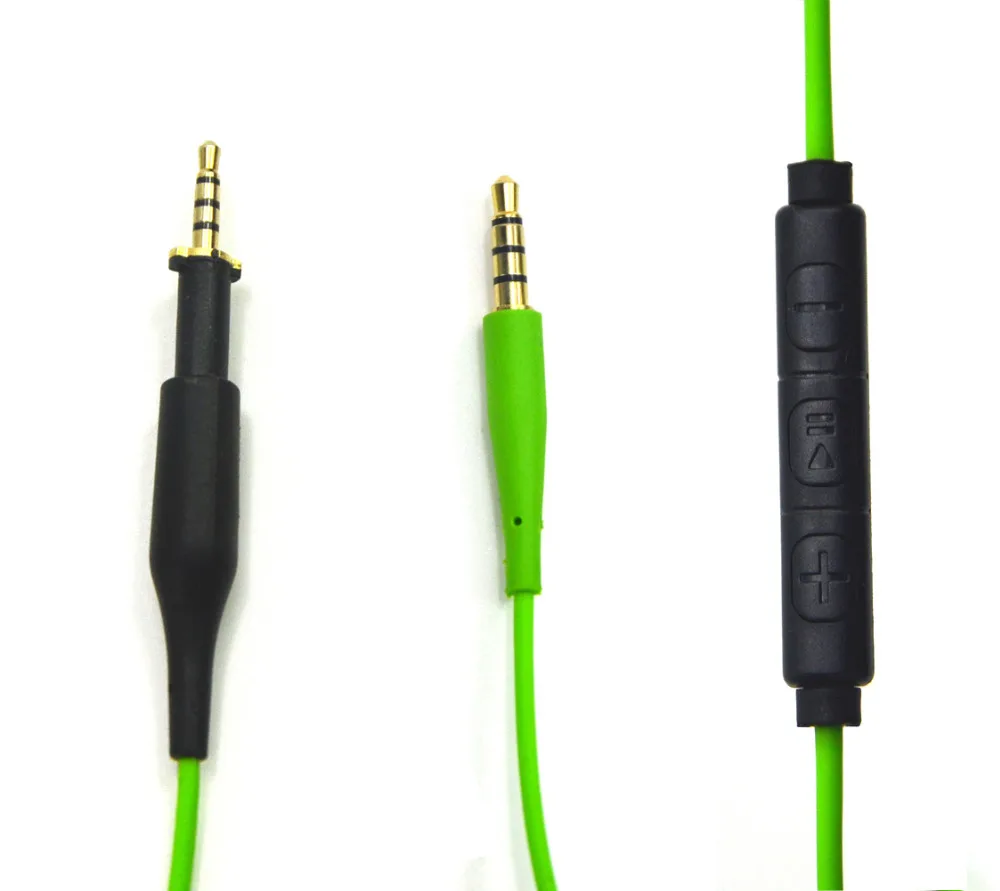 Nsen Замена аудио Кабели для AKG K450 k451 K480 Q460 наушники Шнуры с микрофоном Регулятор