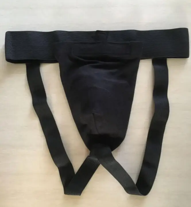 Elastic band Boxing jockstrap Sanda crotch protector Martial arts crotch supporter