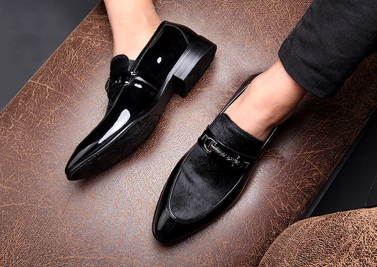 Мужская обувь; Новинка года; модельная обувь в британском деловом стиле; кожаная мужская обувь; официальная обувь из натуральной кожи; Yasilaiya
