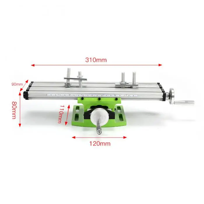 Высокий Мини крест Рабочий стол соединение сверлильный фрезерный станок для скамьи регулировки сверла LG66